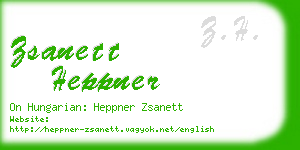 zsanett heppner business card